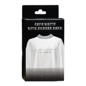 Stylist Cape Rubber Neck White